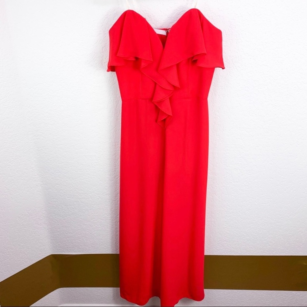 Amanda Uprichard Matisse Jumpsuit in Lipstick Red - Picture 3 of 9